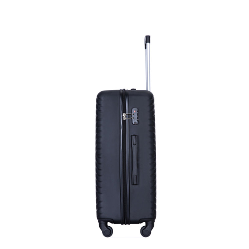Valise légère en ABS 4 pièces avec roulettes rotatives, 24 pouces et 28 pouces avec serrure TSA, (16/20/24/28)