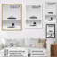 «Black and White Minimalisme Beach Photo II», reproduction sur toile-658280282-658280263