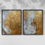 Série ABSTRACT Cxxxix - reproduction encadrée de qualité supérieure - prête à être accrochée - aucun clou requis - aucun clou requis-590127478-590127479
