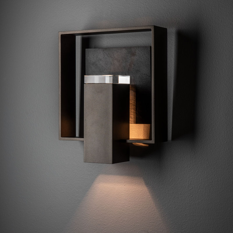Shadow Box Aluminum Wall Light, Oil Rubbed Bronze, 11.7" H x 10" W x 4" D