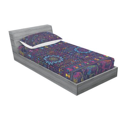 Microfiber Ikat Sheet Set