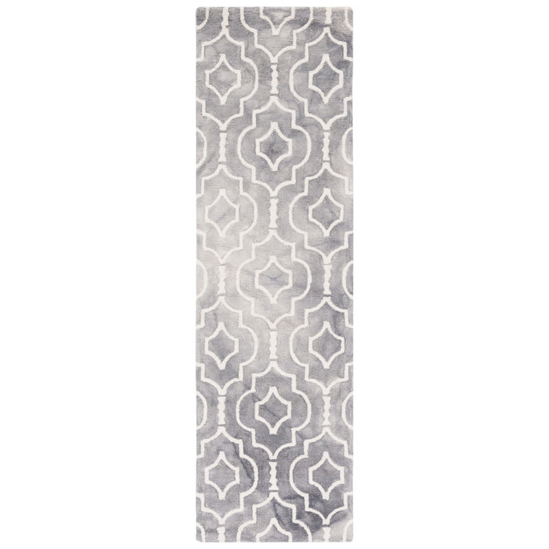 Berman Hand Tufted Wool Geometric Rug, Runner 2'3" x 8'