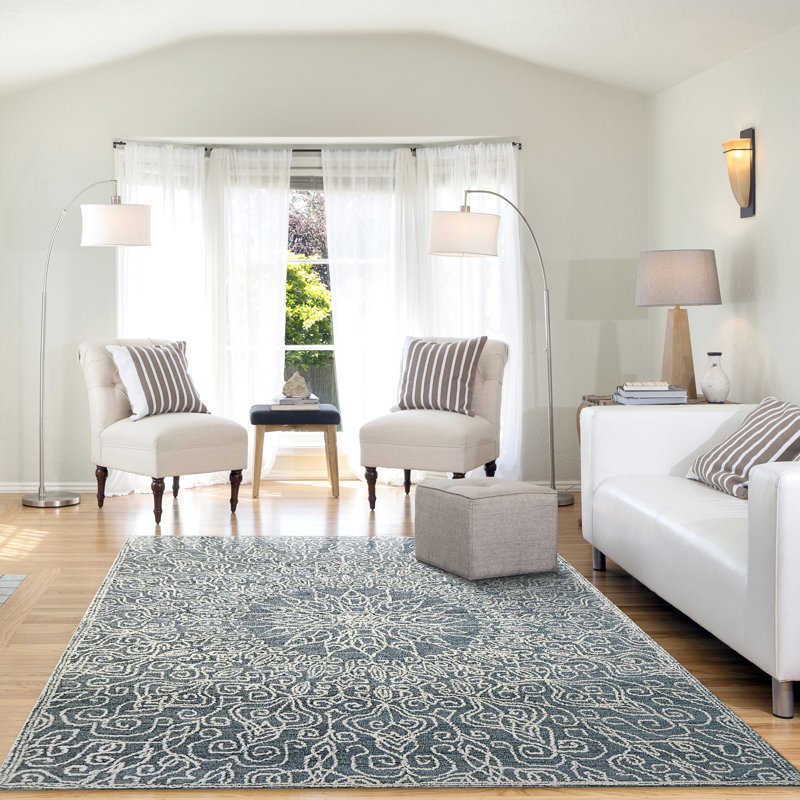 Tapis oriental en laine tissé à la main Itzhak, Rectangle 2 pi x 4 pi