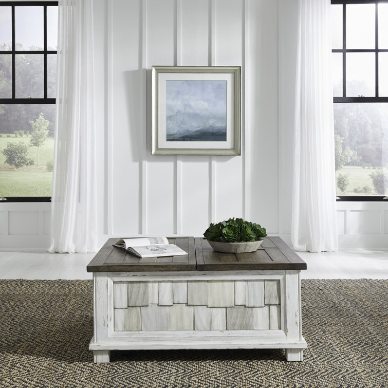 Chalita Lift Top Cocktail Table w/ Casters