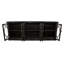 Buffet 6 portes Wheatstone au fini noir antique sur bois de pin massif
