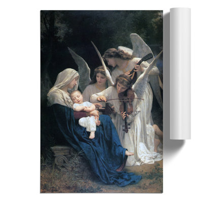 Song of the Angels by William Adolphe Bouguereau - Frameless Print
