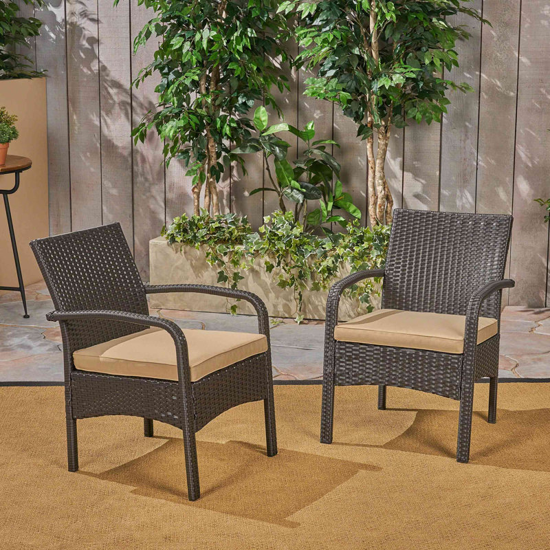 Cordoba Kd Wicker Chair, Tan