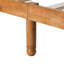 Structure de lit plateforme en bois massif grand format avec tête de lit - sommier tapissier assemblage facile Fabrication en bois de couleur chêne Non