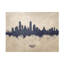 «Austin Texas Skyline Concrete» par Michael Tompsett, impression sur toile tendue-973299519