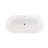 Aspen Casainc Freestanding Soaking Acrylic Bathtub