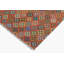 Tapis rouille / bleu en laine noué à la main 2 pi 9 po x 9 pi 9 po Cedorah Southwestern