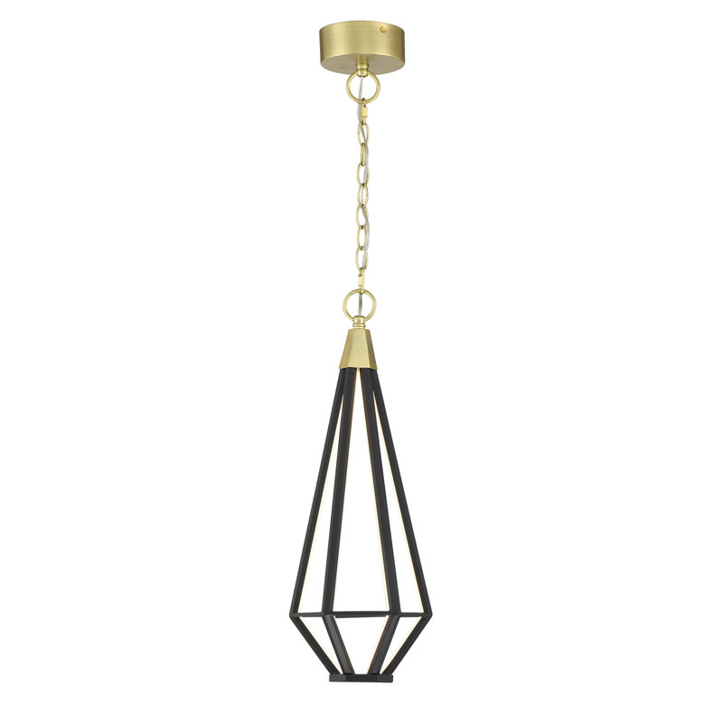 Dripping Gems 1 - Light Brass LED Unique/Statement Pendant
