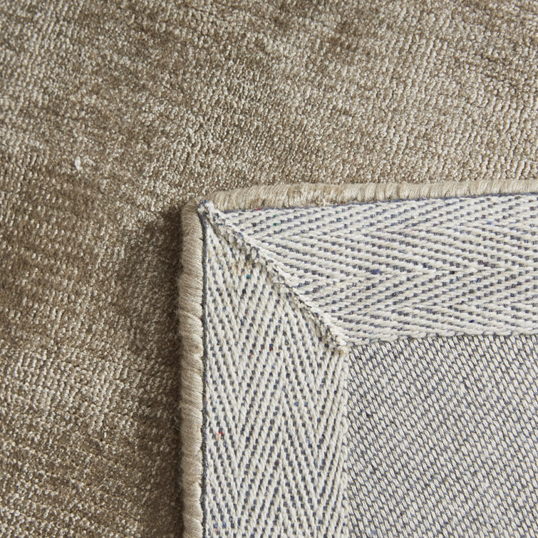 Mckinley Hand Loomed Viscose Taupe Rug