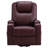 Macklin Wine Upholstered Power Lift Massage Recliner-516403000