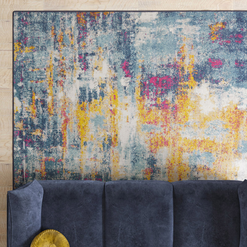 Vintage Look Cotton Flatweave Area Rug, 80cm x 300cm