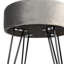 Harbour Housewares Round Velvet Footstools - Pack of 2-97771060-97771056