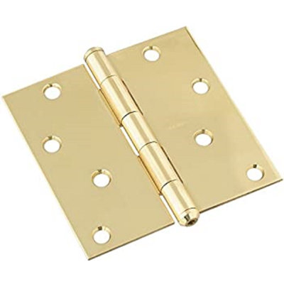 4" H × 4" W Butt/Ball Bearing Pair of Door Hinges