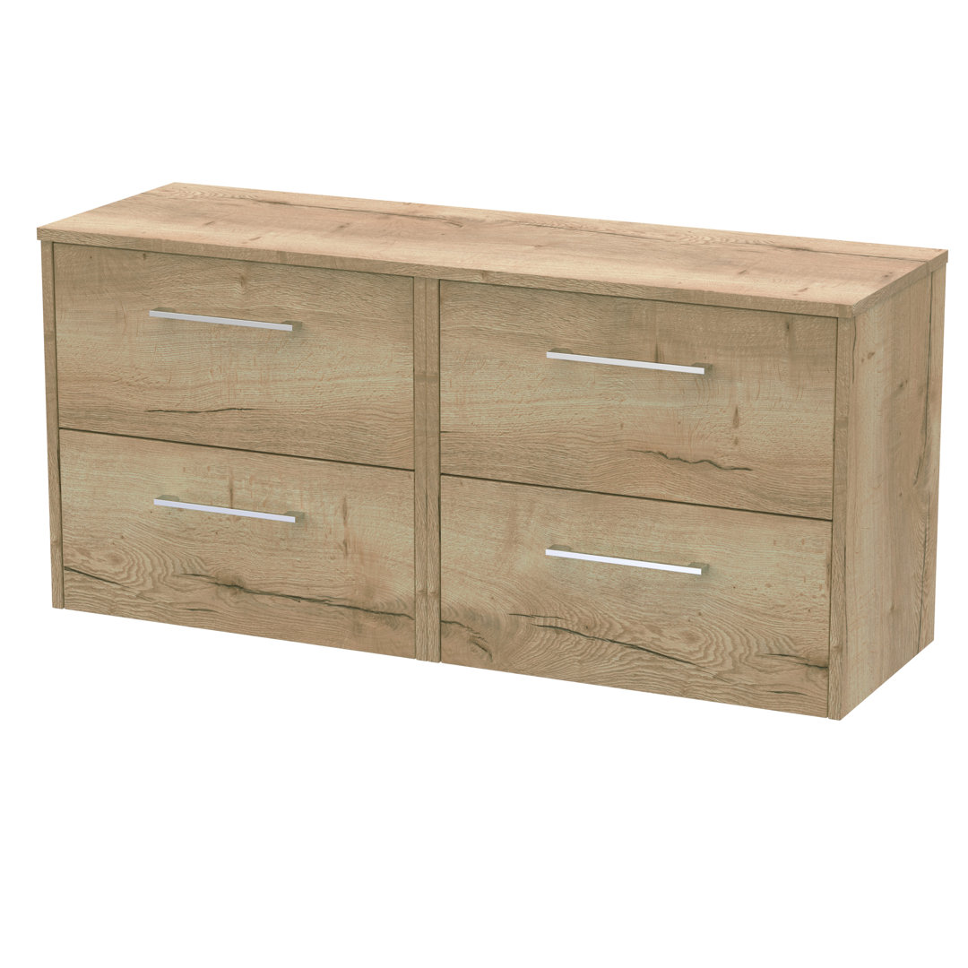 Juno 120.5Cm Wall Mounted Single Bathroom Vanity Base Only