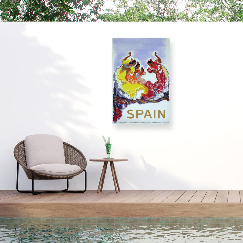 Toile d'extérieur Marcus Jules, Espagne, H 12 po x l 19 po