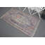 Tapis turc rétro fait à la main en gris moderne pour la cuisine, petit tapis antique