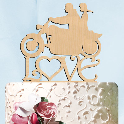 Wood Cake Topper