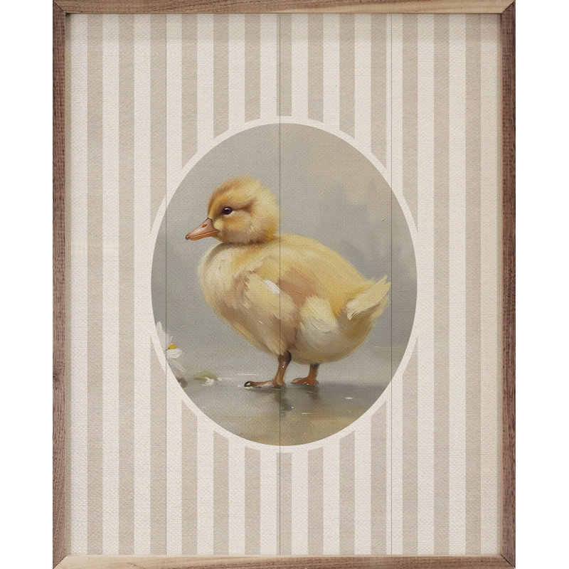 Stripes And Duckling, H 10 po x l 8 po
