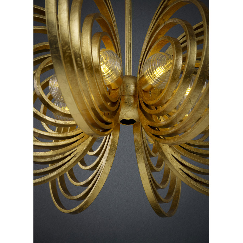 Frequency 9 - Light Chandelier, Gold