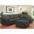 Dark Gray Genuine Leather