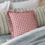 Maude Gingham Cotton Piped Cushion-103878146-121727634