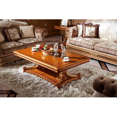 Narcissus Solid Wood Coffee Table