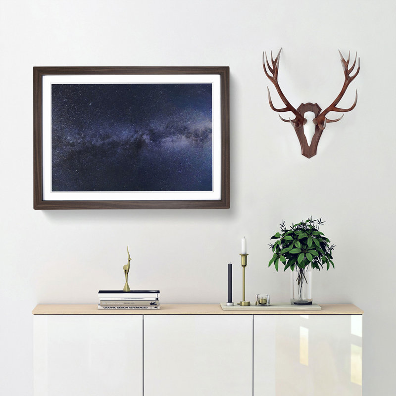Universe Vol.59 in Abstract - Picture Frame Graphic Art Print, Walnut Framed, 36cm H x 48cm W x 2cm D