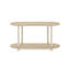 Table d'appoint ovale moderne à 2 niveaux-925395860