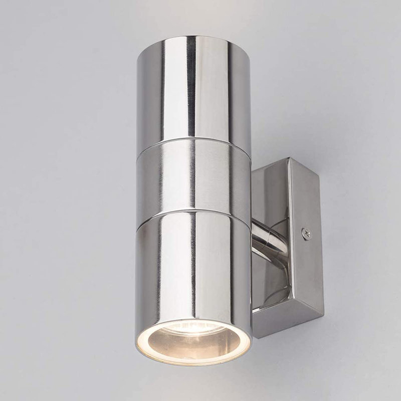 Mull 2 - Bulb Outdoor Sconce, Silver