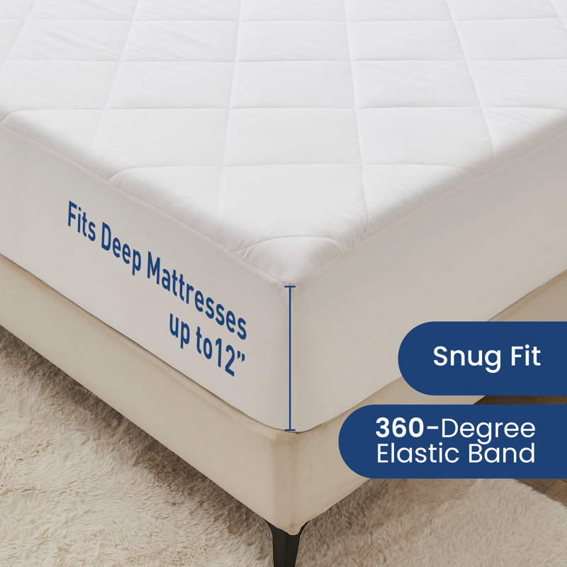 Ultra Left Down Alternative Mattress Pad Fits up to 16", Twin