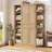 70.9'' H Bookcase, Storage Cabinet With 10 Open Shelves & Center Drawer-1942204256