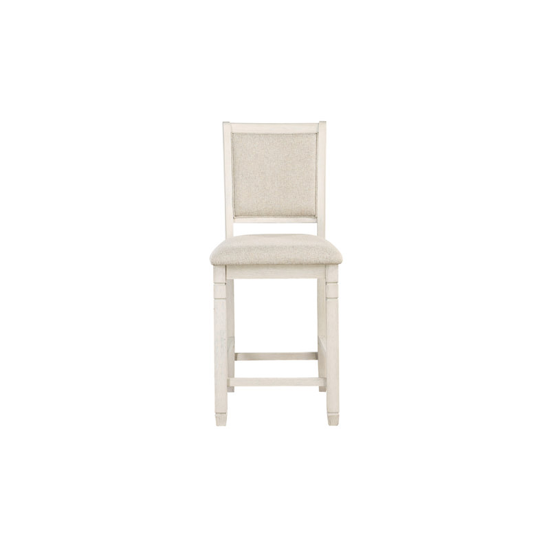 Ensemble de salle à manger Rodeny, 5 pièces, Blanc antique, Blanc antique