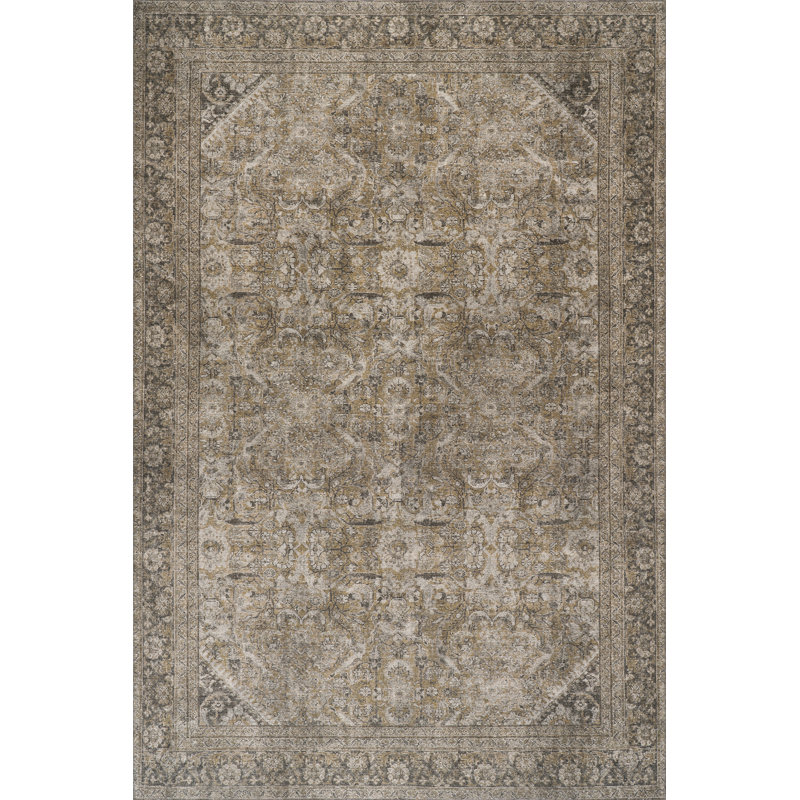  Tapis traditionnel médaillon Hillka, Rectangle 4pi x 6 pi