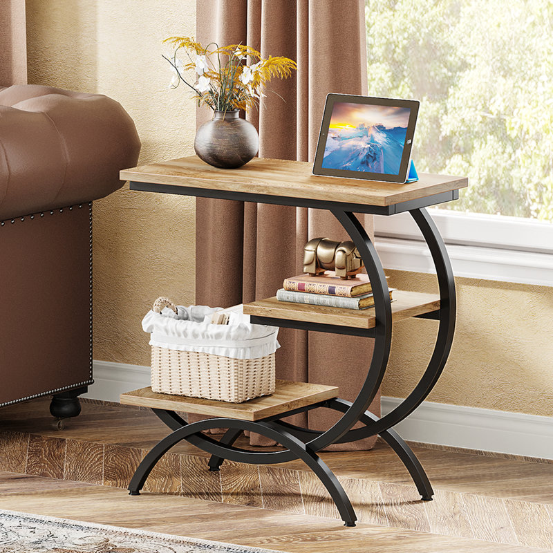 Table de bout Raylen C, Marron clair