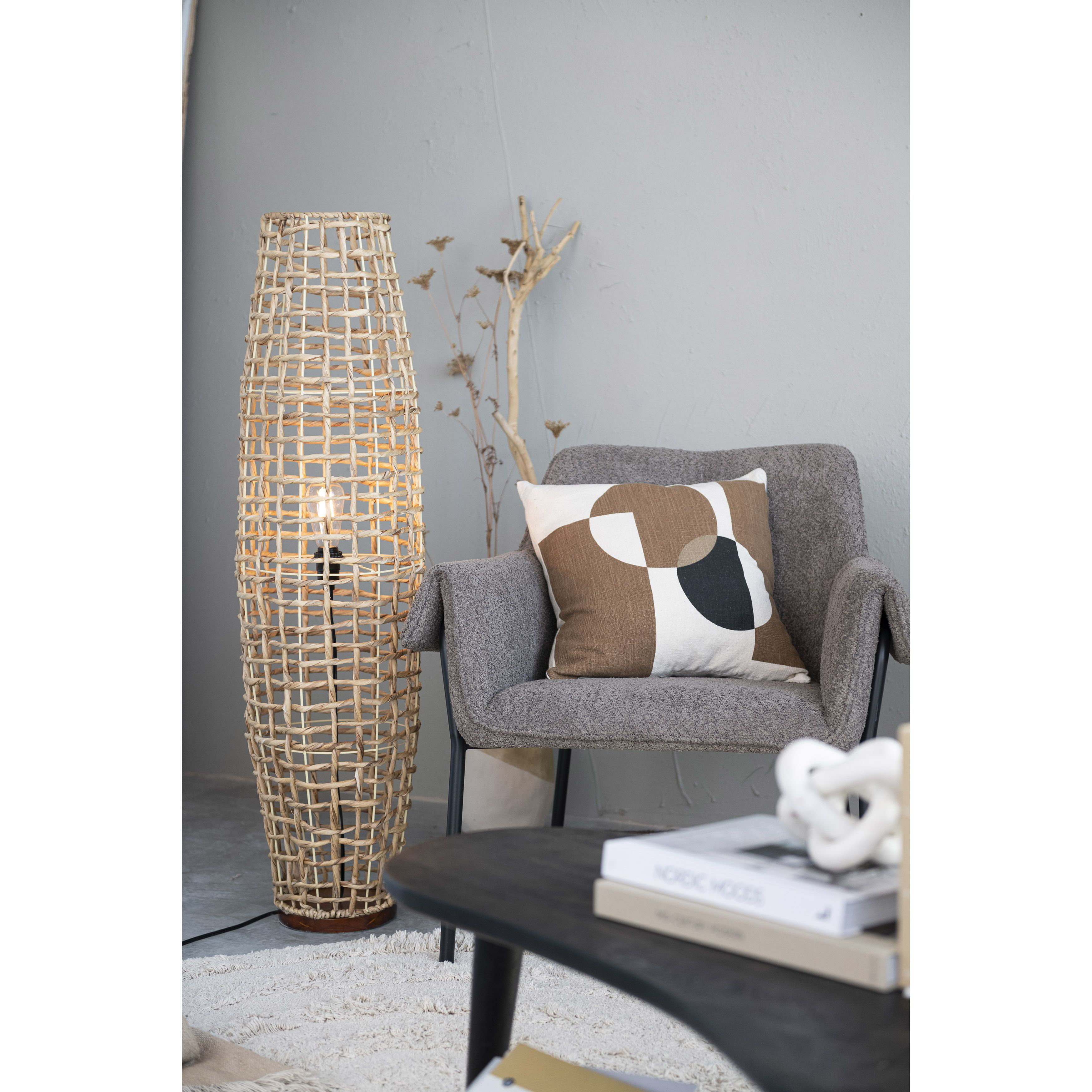 Seagrass floor deals lamp