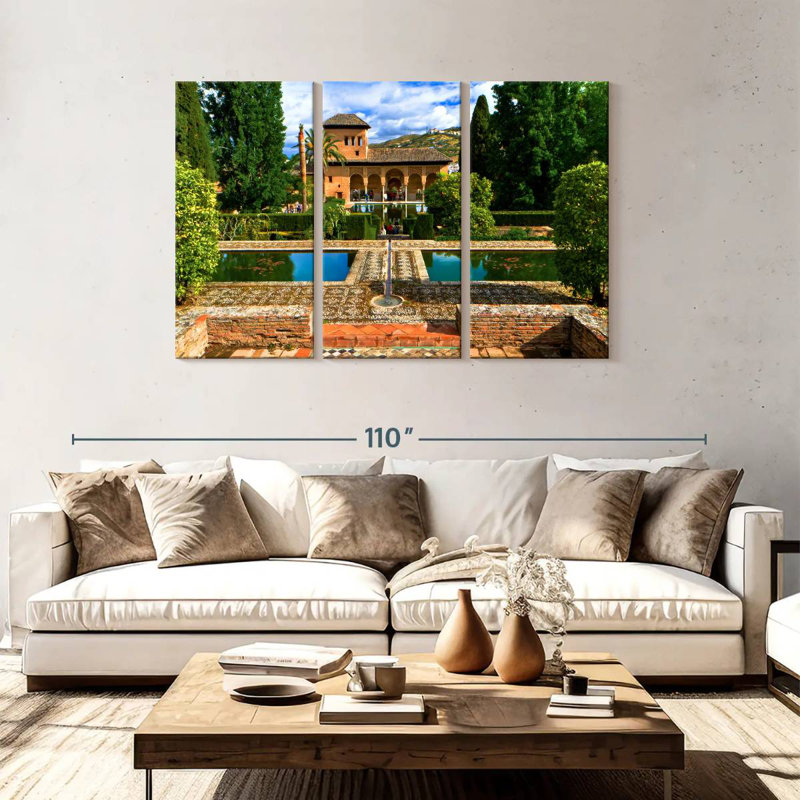 Rorry Alhambra Palace Grounds, 48" H x 74" W