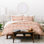 Ensemble de housse de couette Heather Dutton West End Blush