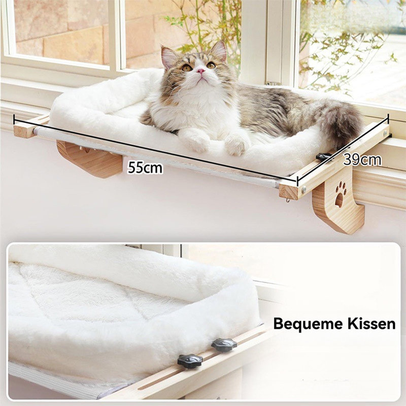 Wood Hammock Pet Bed