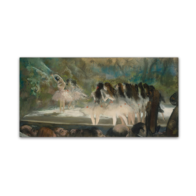 «Ballet At The Paris Opera», reproduction sur toile tendue, H 24 po x l 47 po