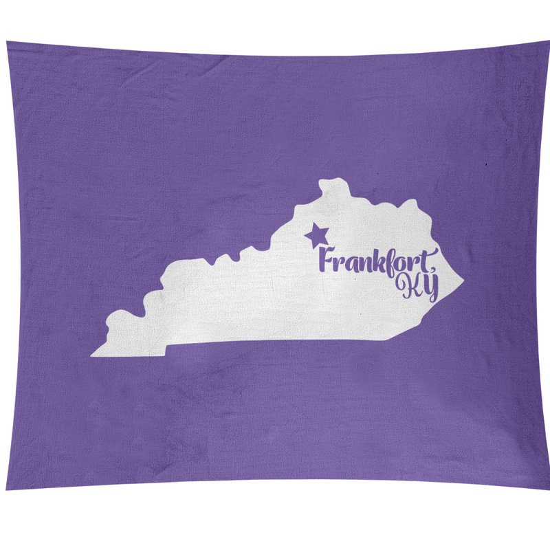 Tapisserie murale frankfort kentucky, H 88 po x l 104 po, Mauve