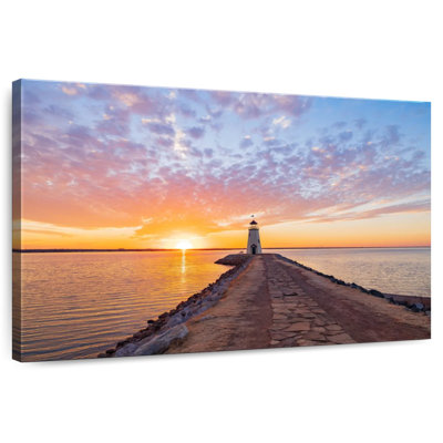 Aletra Lake Hefner Lighthouse Sunset
