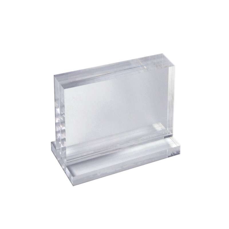 Clear Acrylic Vertical Document Rack with Base