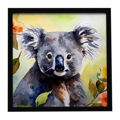 Koala Framed Metal Print