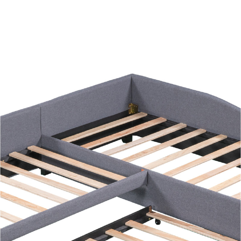 Myslym Upholstered Daybed, Gray