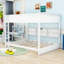 Lit superposé grand en bois avec armoires de rangement et USB-814013321
