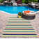 Tapis vert / rouge / bleu Irita